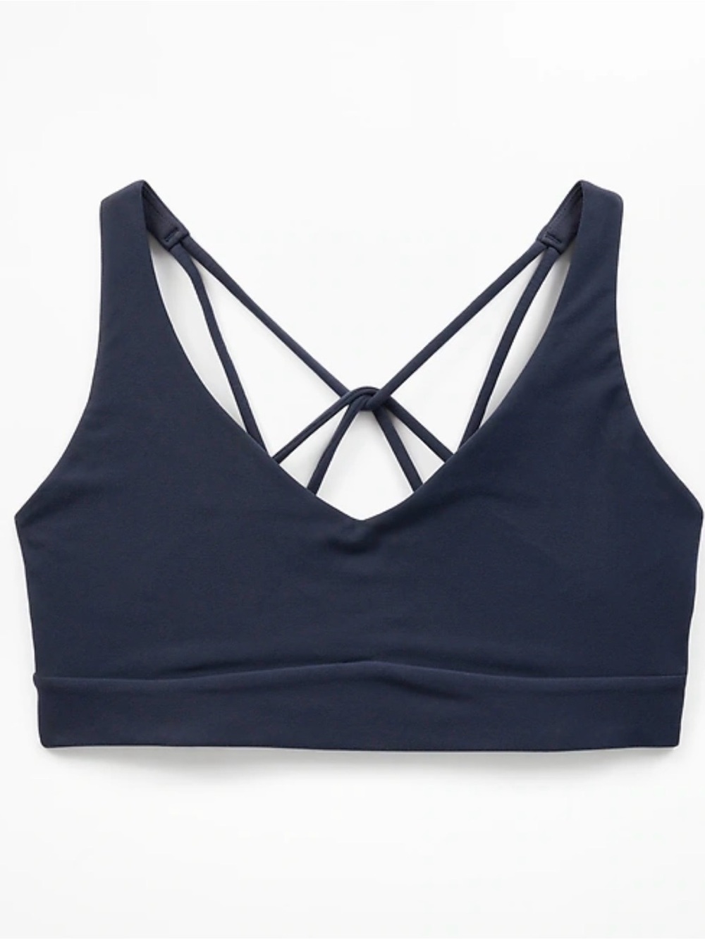 Athleta Solace Sports Bra - Navy Blue. Size L